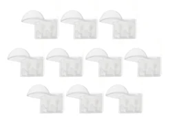 Selbstklebende Haken für Kappen - 10er-Pack