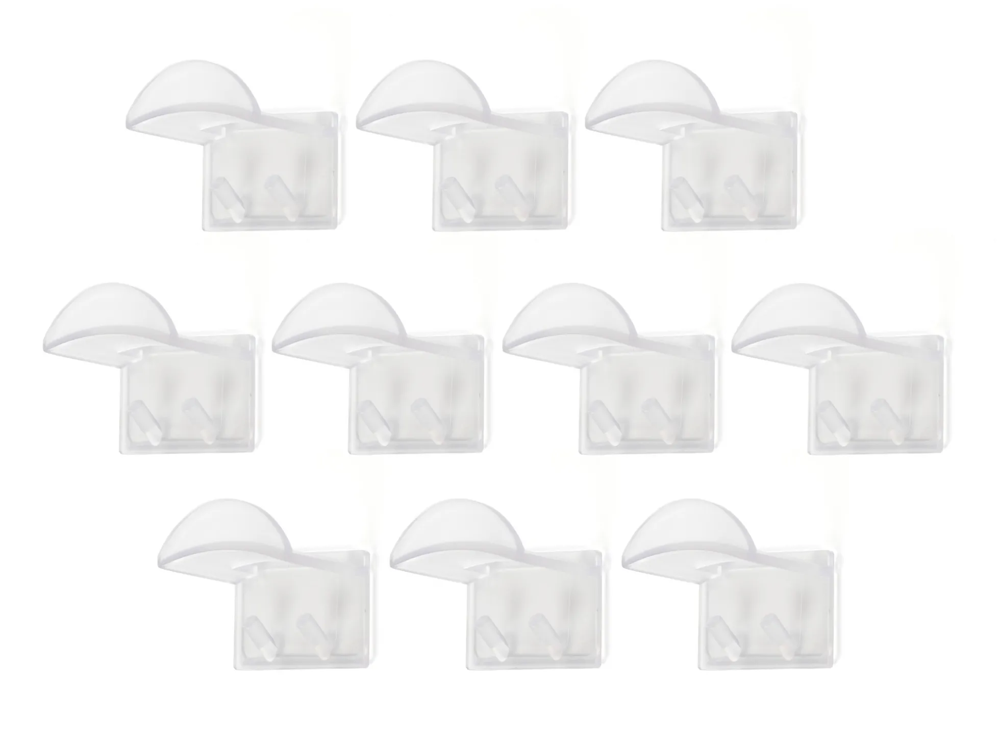 Selbstklebende Haken für Kappen - 10er-Pack