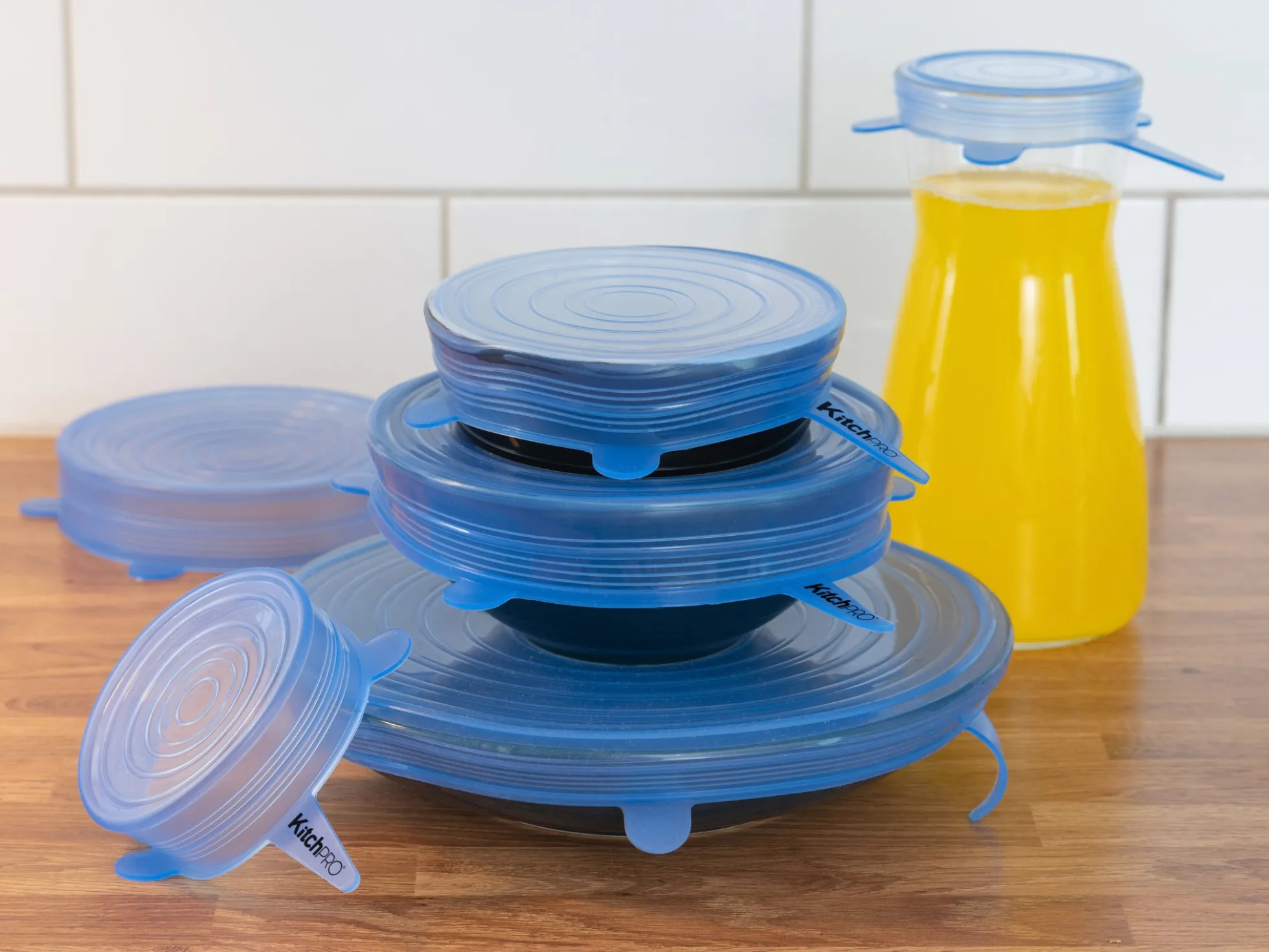 Silikondeckel 6er-Pack - KitchPro