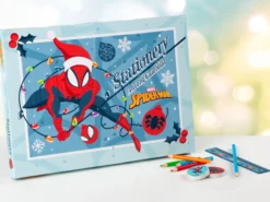 Spiderman Adventskalender Schreibutensilien