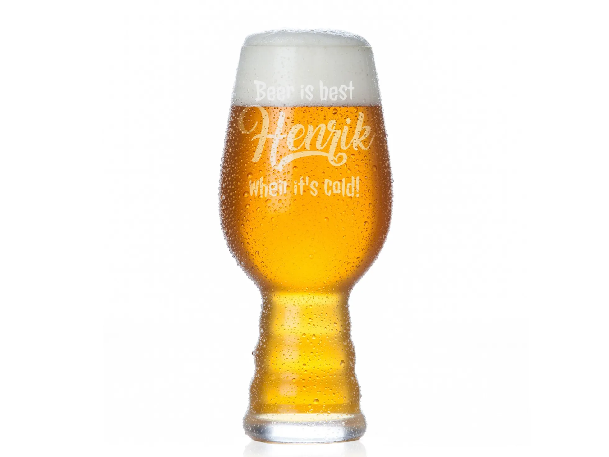 Spiegelau IPA-Bierglas mit Gravur – Eigener Text