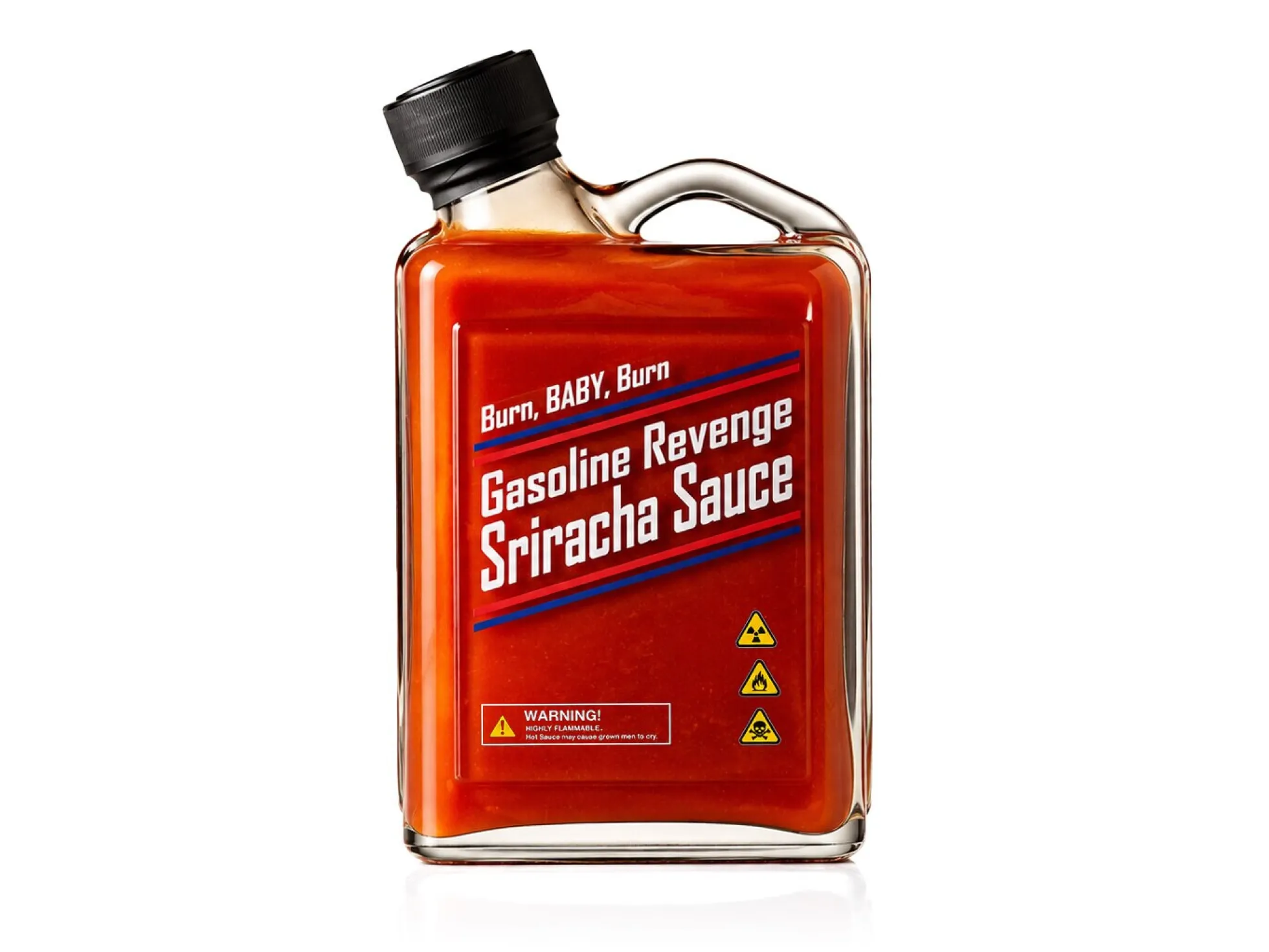 Sriracha Hot Sauce in Benzinkanisterform – Thoughtfully