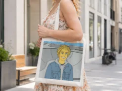 Stofftasche mit Foto – KI Druck