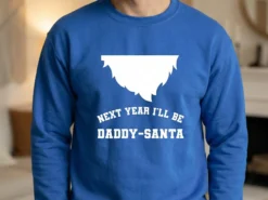 Sweatshirt mit eigenem Text – Weihnachtsdesign