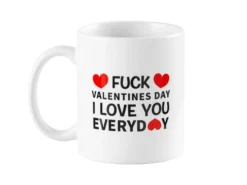 Tasse mit Aufdruck - F*ck Valentines Day