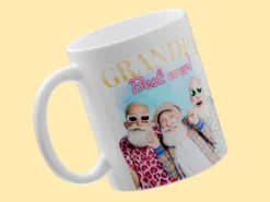 Tasse mit Fotocollage – 90s-Design