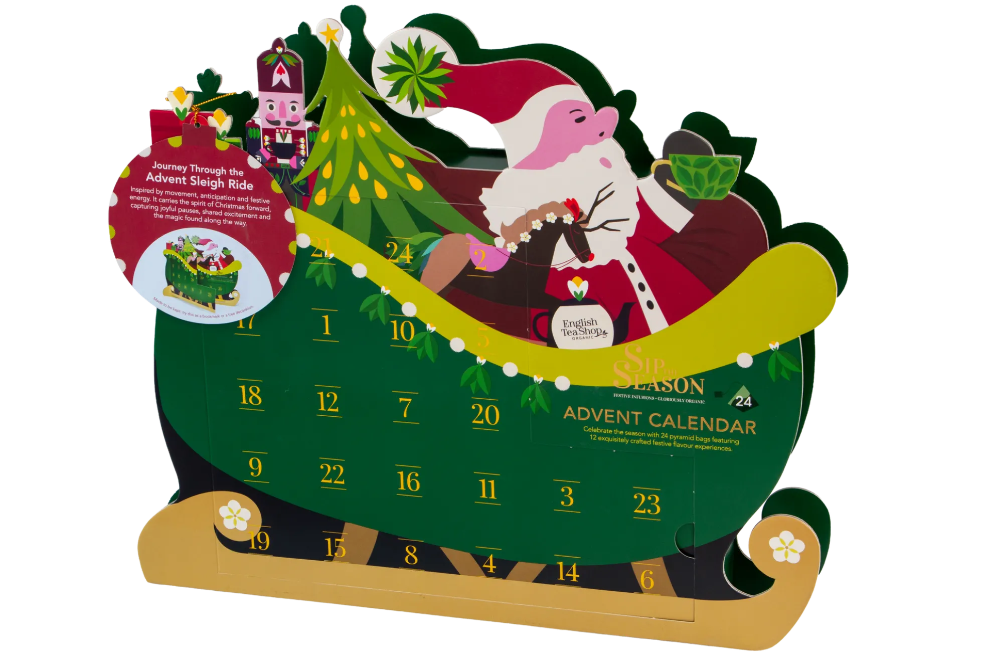 Tee-Adventskalender Santa Sleigh - English Tea Shop