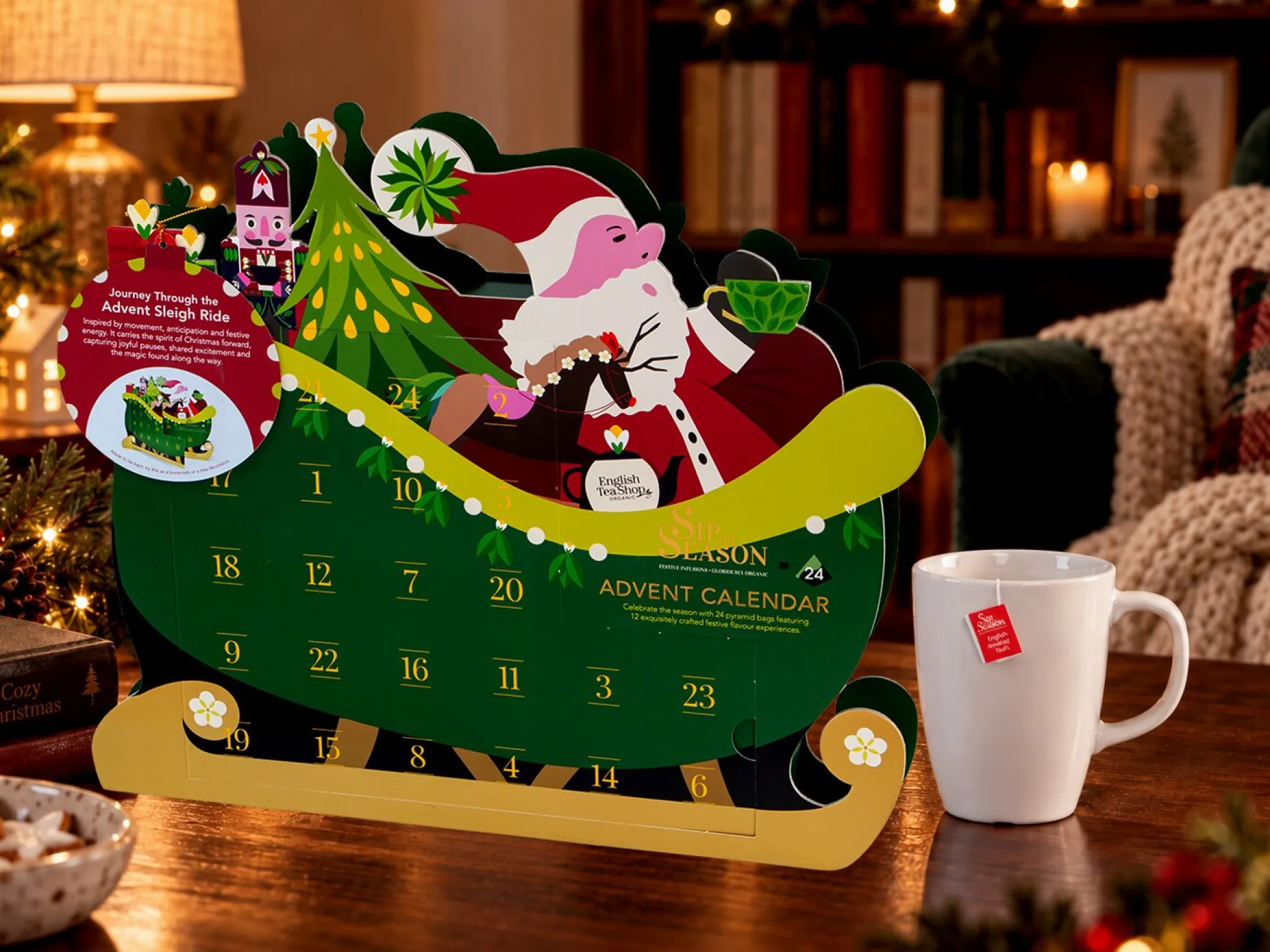 Tee-Adventskalender Santa Sleigh - English Tea Shop