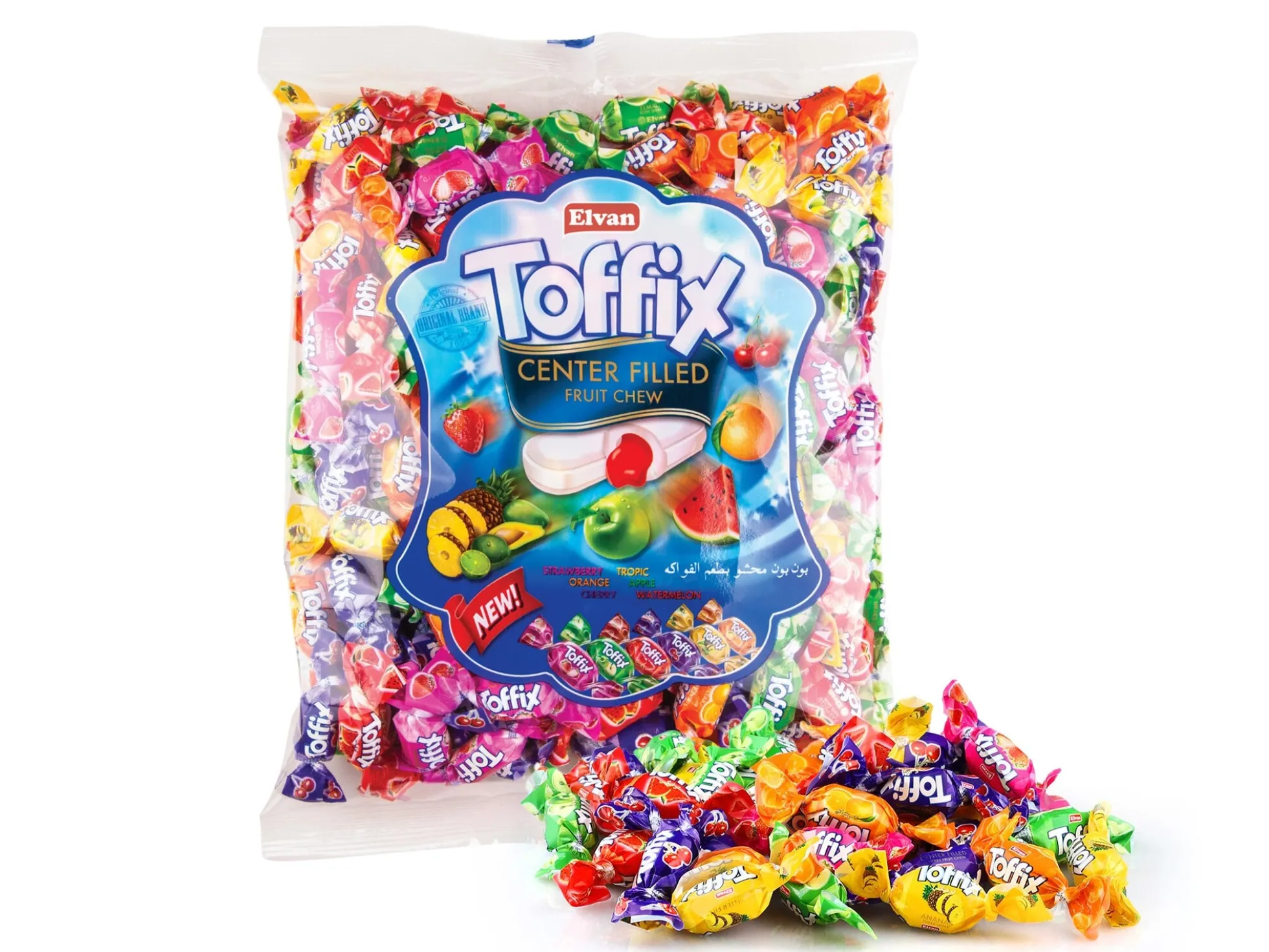Toffix Frucht-Kaubonbons 800 g