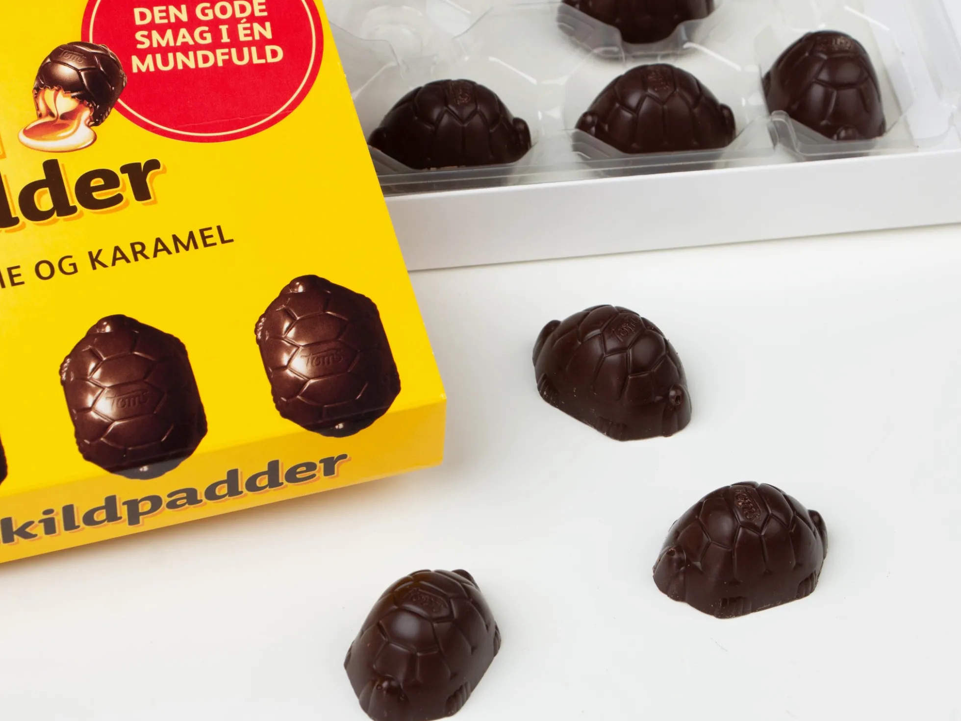Toms Mini-Schildkröten Dunkle Schokolade 120 Gramm
