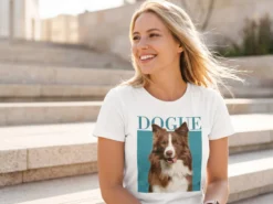 T Shirt mit Foto – Haustier