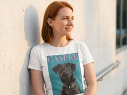 T Shirt mit Foto – Haustier