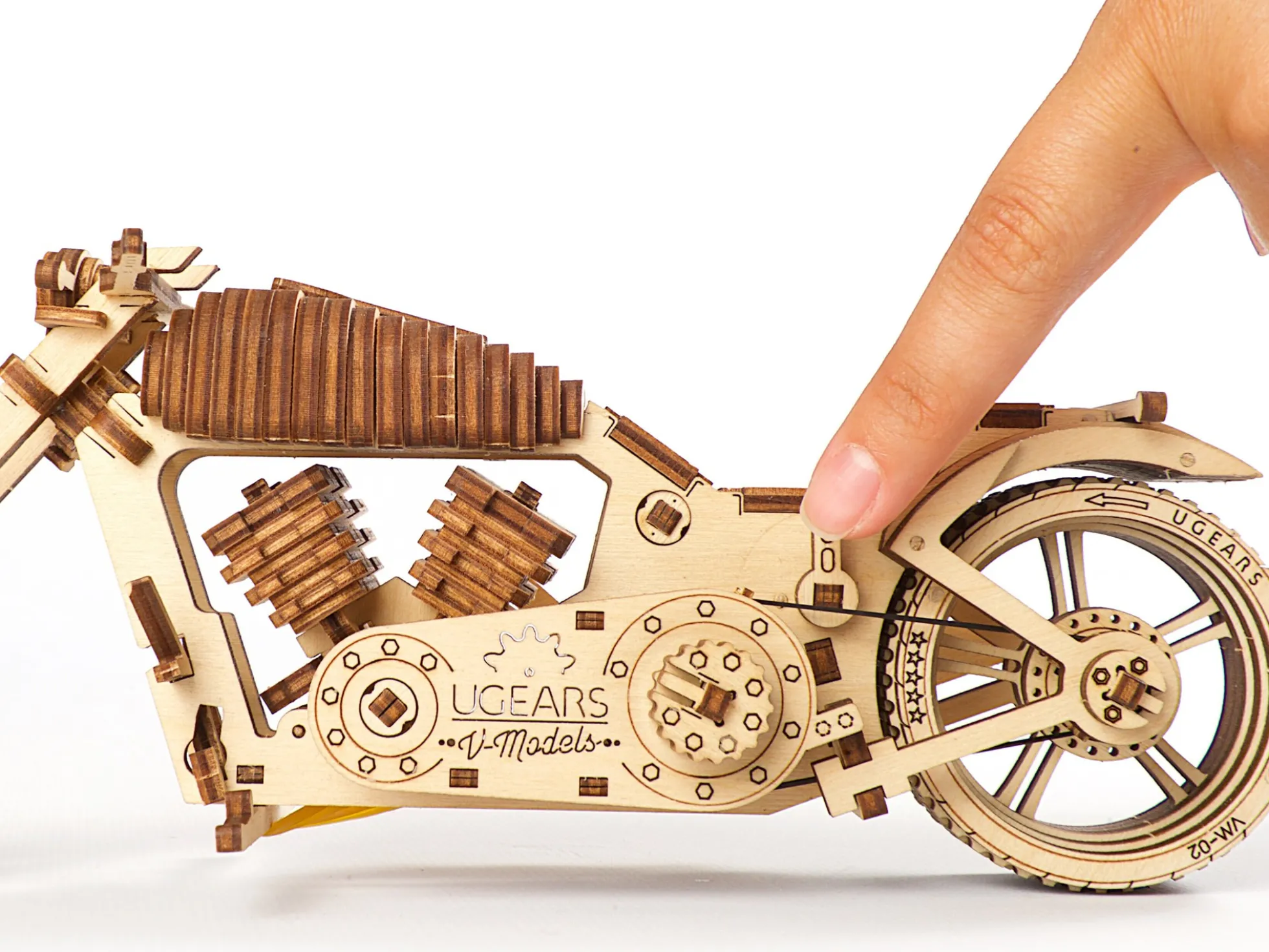 Ugears 3D Puzzle Motorrad Bike VM-02