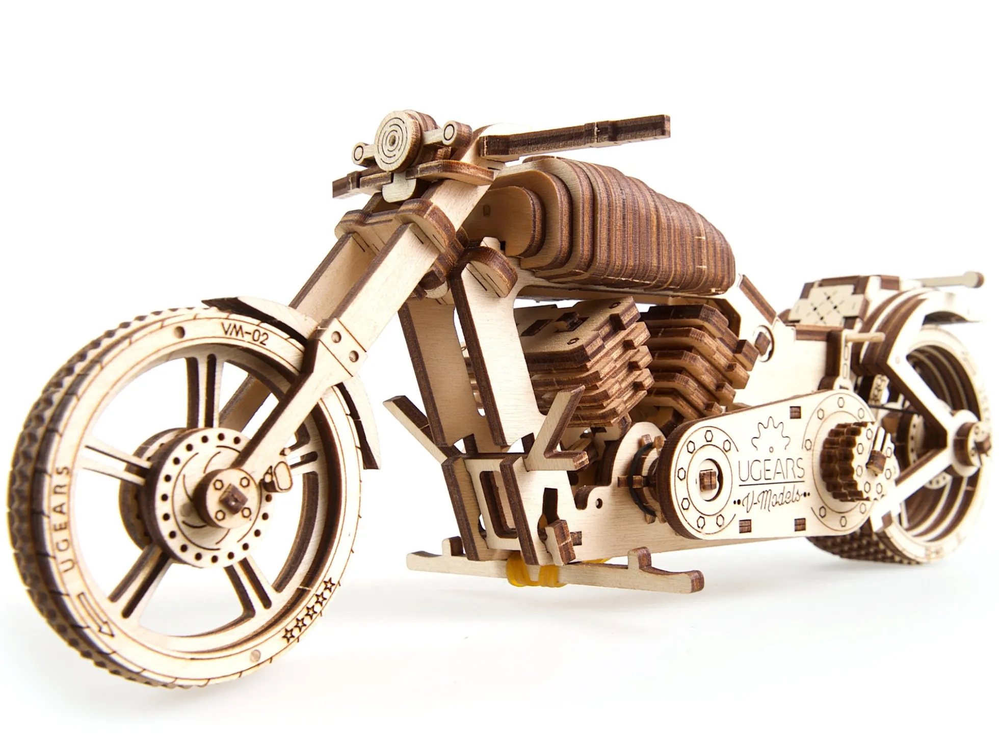 Ugears 3D Puzzle Motorrad Bike VM-02