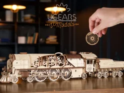 Ugears 3D Puzzle V-Express Steam Train Dampflok