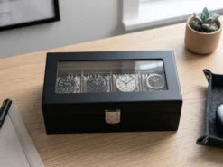 Uhrenbox mit eigenem Text