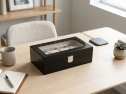 Uhrenbox mit eigenem Text