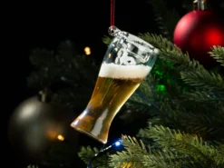 Weihnachtsbaumschmuck Bierglas
