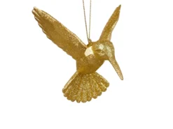 Weihnachtsbaumschmuck Kolibri Gold
