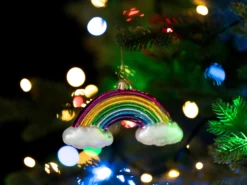Weihnachtsbaumschmuck Regenbogen