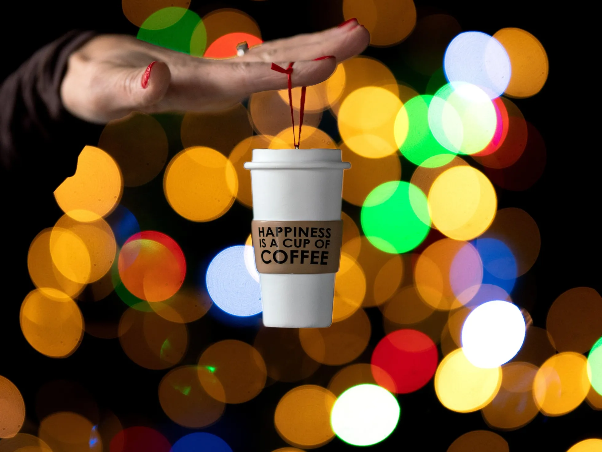 Weihnachtsbaumschmuck Take away Tasse