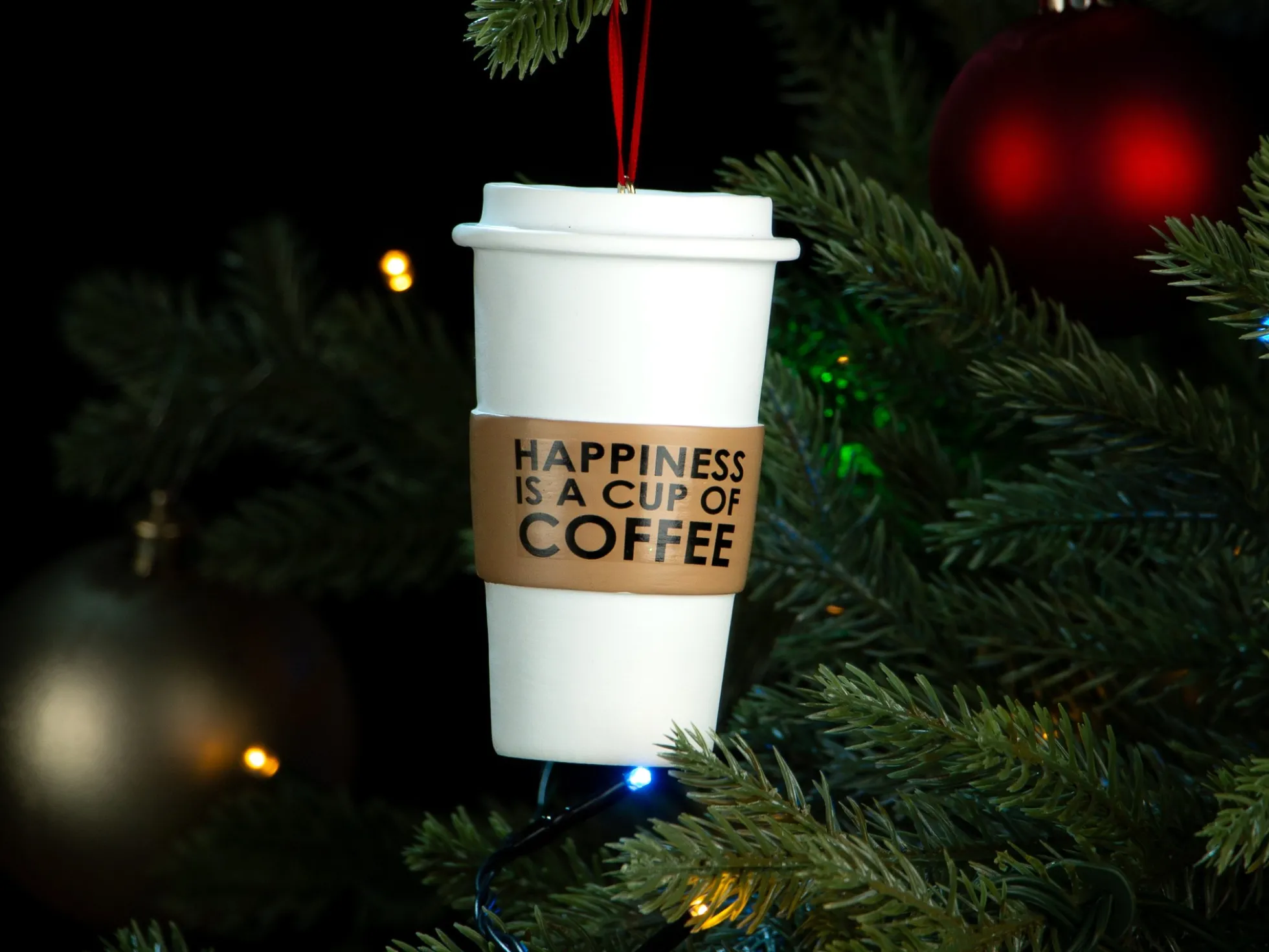 Weihnachtsbaumschmuck Take away Tasse