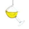 Weihnachtsbaumschmuck Weinglas Weißwein