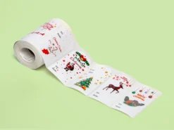 Weihnachtsetiketten - Weiß