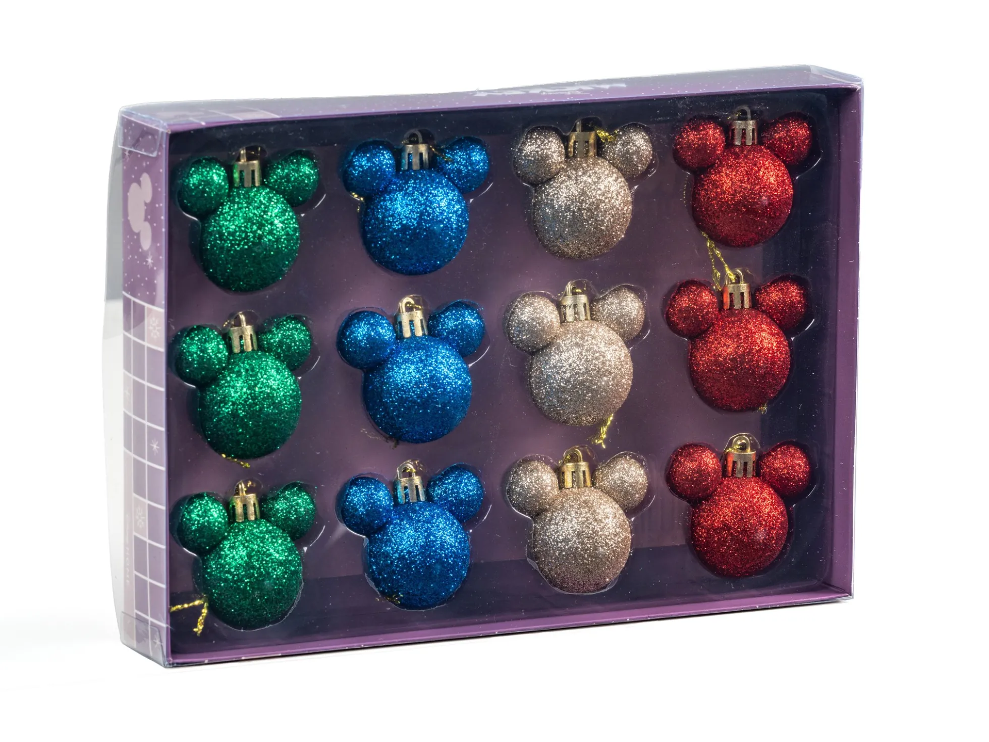 Weihnachtskugeln Micky Maus 12er-Pack