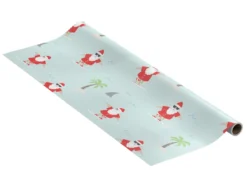Weihnachtspapier - Surfende Weihnachtsmänner
