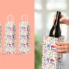 Weinbeutel 3er-Pack - Sommerblumen