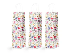 Weinbeutel 3er-Pack - Sommerblumen