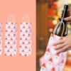 Weinbeutel 3er-Pack - Weihnachtsmann