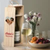 Weinkiste aus Holz mit eigenem Design