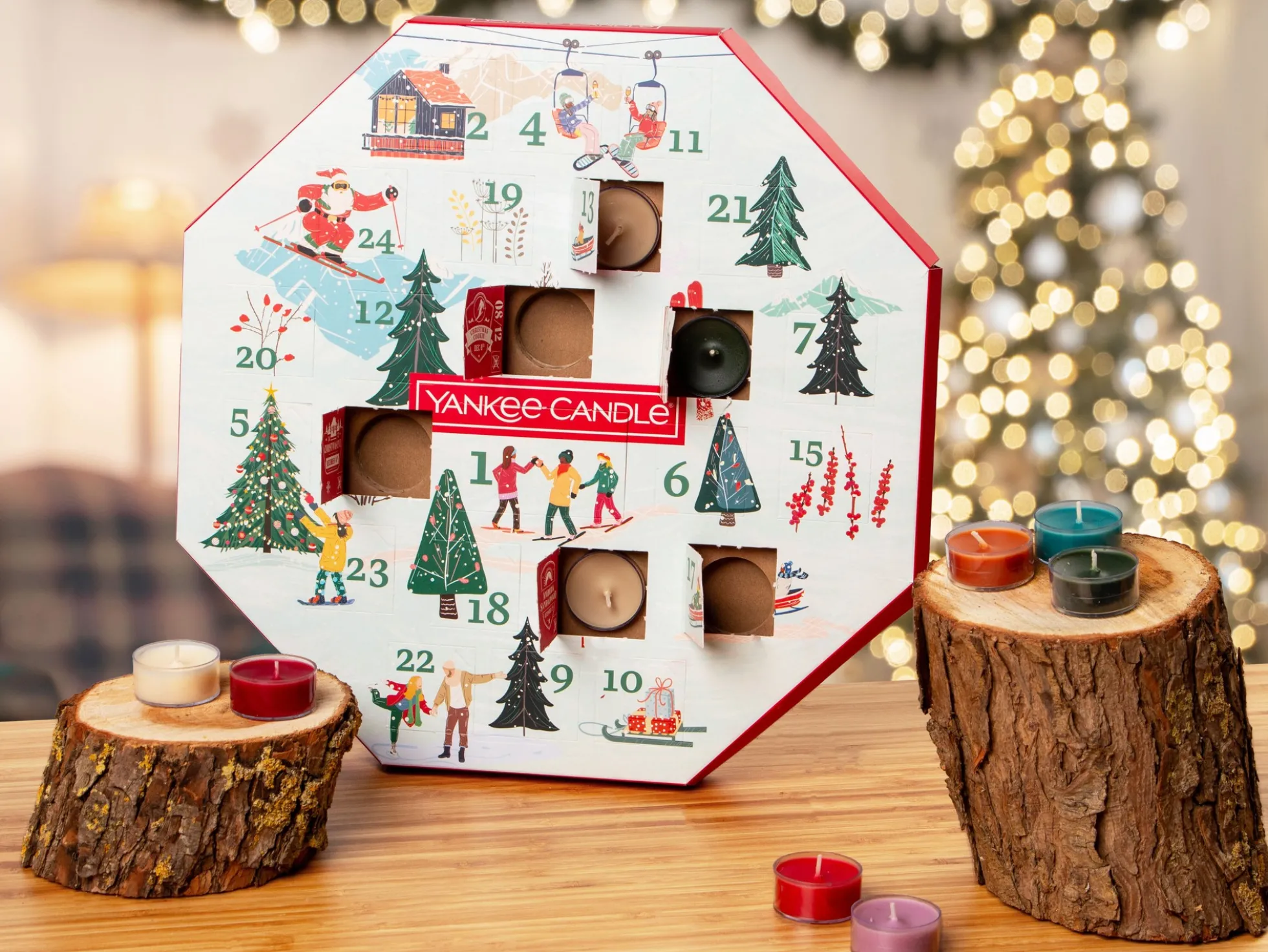 Yankee Candle Adventskalender mit Teelichtern